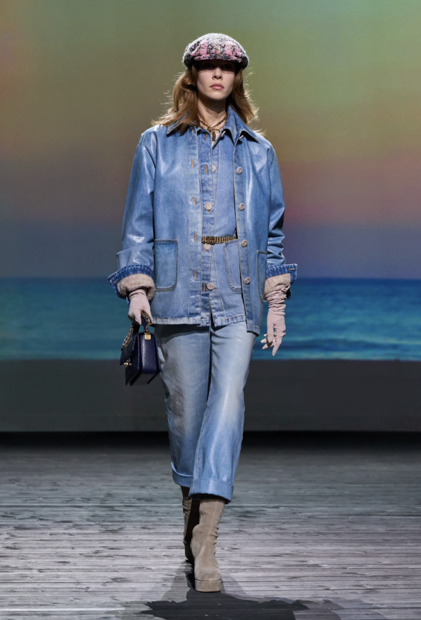 Chanel F/W 2024 Denim Rain Jacket - 2