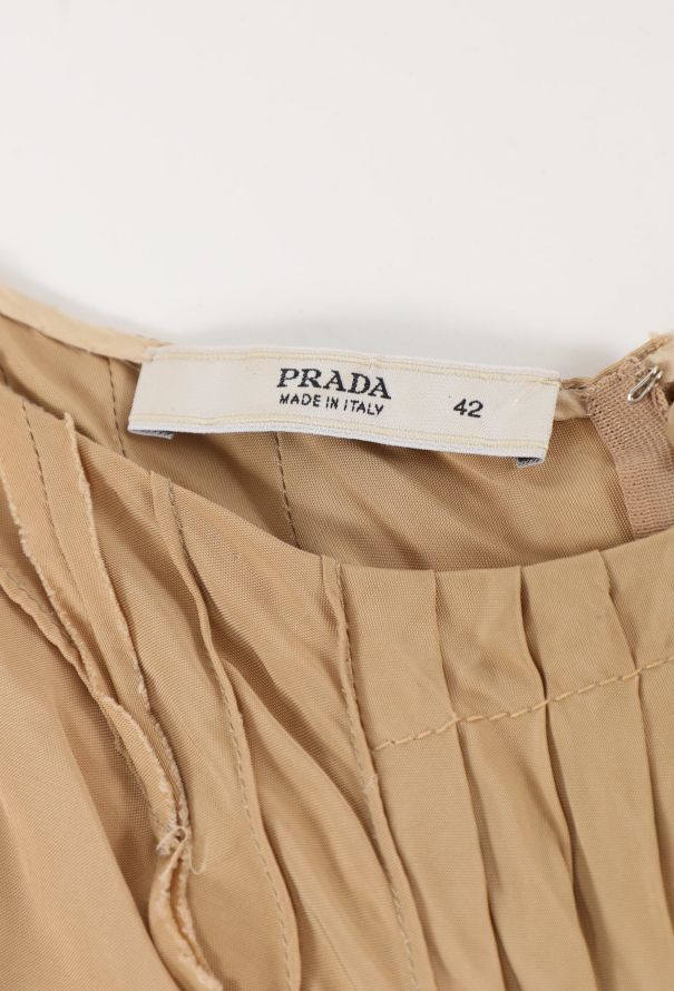 Prada Spring 2004 Pintuck Ombré Dress - 6 Prada Spring 2004 Pintuck Ombré Dress - 6