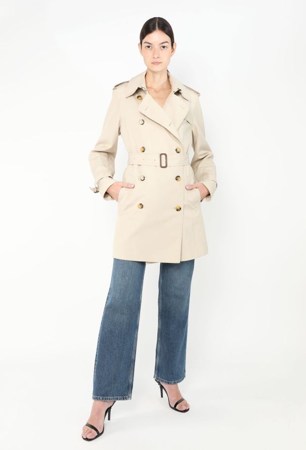 Burberry Classic Kensington Trench Coat - 4