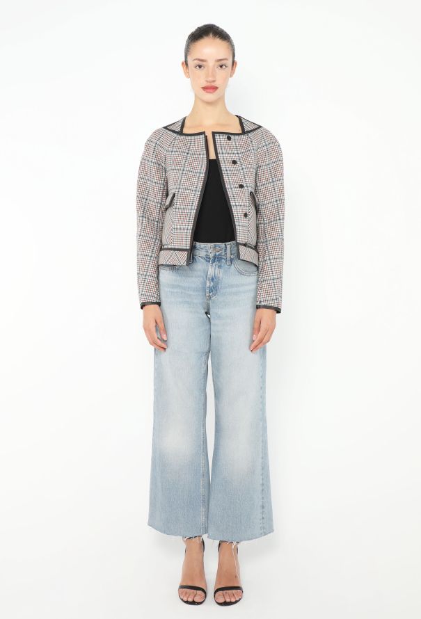 Balenciaga Pre-Fall 2008 Houndstooth Jacket - 4 Balenciaga Pre-Fall 2008 Houndstooth Jacket - 4