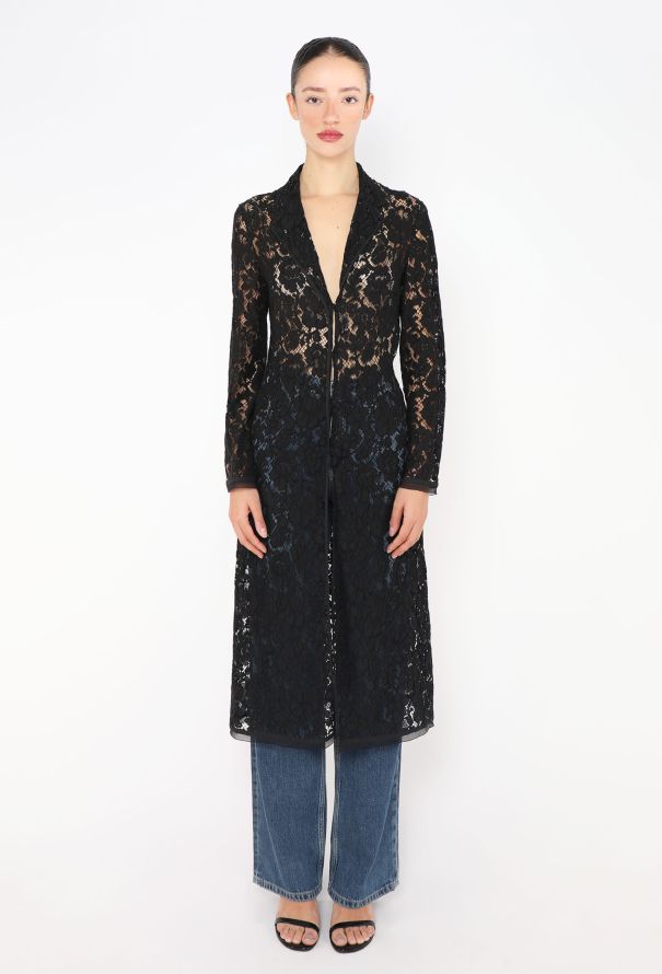 Prada F/W 2008 Guipure Notched Tunic - 1