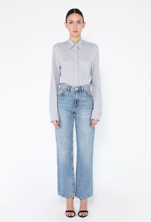 Céline Classic Printed Button Down - 3