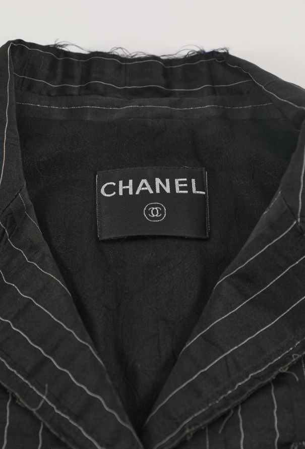Chanel S/S 2003 Pinstripe Blazer - 7
