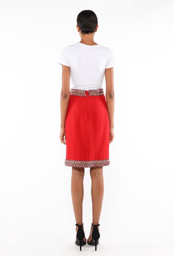 Chanel Tweed Braided Skirt, F/W 1990 - 7