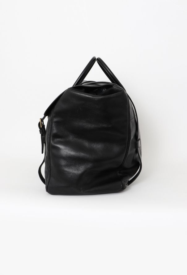 Hermès 1960s Black Calfskin Drag Travel Bag - 5 Hermès 1960s Black Calfskin Drag Travel Bag - 5
