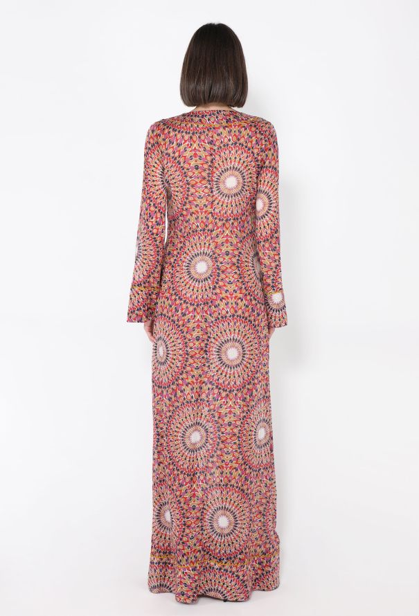 Valentino Printed Cotton Kaftan Dress - 4