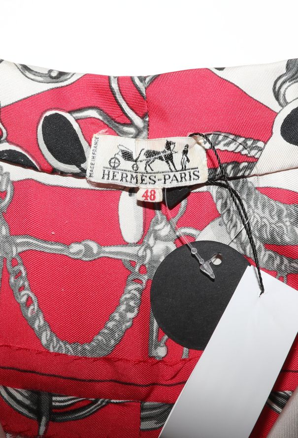 Hermès Vintage Silk Horsebit Dress - 5