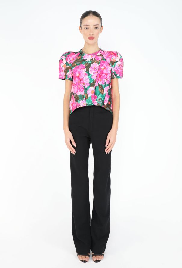 Balenciaga ICONIC S/S 2008 Sculpted Neoprene Top - 3