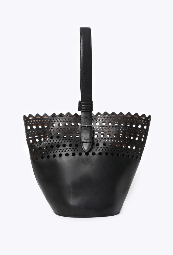 Alaïa Laser-cut Calfskin Bucket Bag - 1