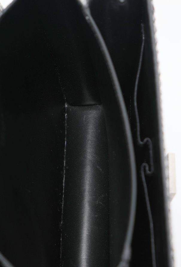 Céline Classic Black Python Bag - 11