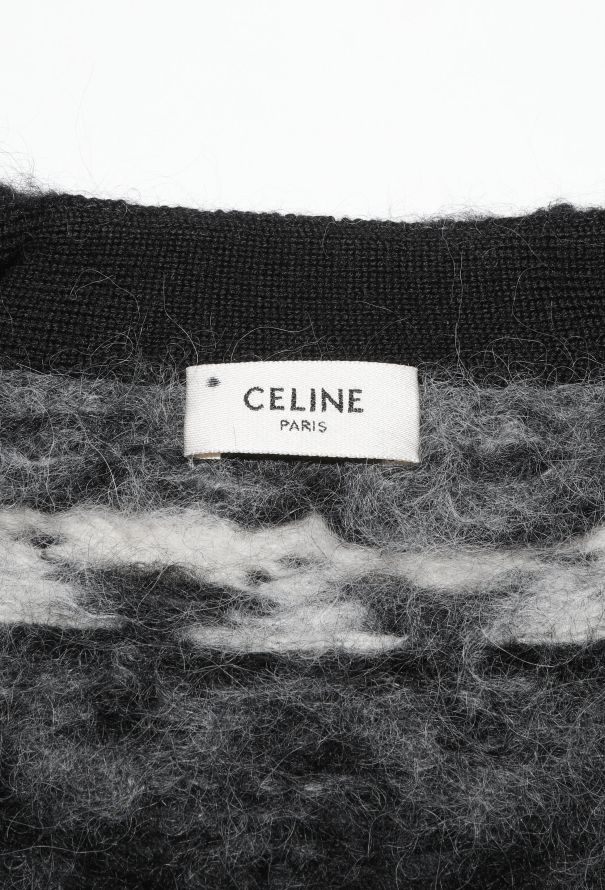 Céline 2019 Fair Isle Alpaca Cardigan - 5