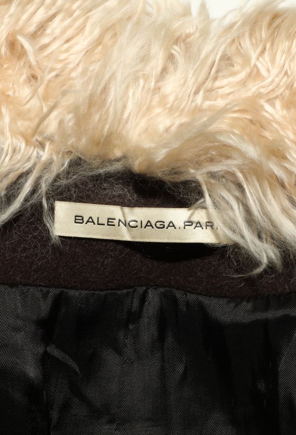 Balenciaga Pre-Fall 2011 Shearling Trim Peacoat - 7 Balenciaga Pre-Fall 2011 Shearling Trim Peacoat - 7