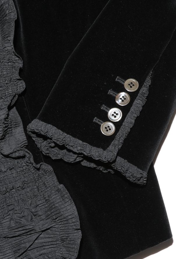 Saint Laurent F/W 2001 Tom Ford Velvet Jacket - 9