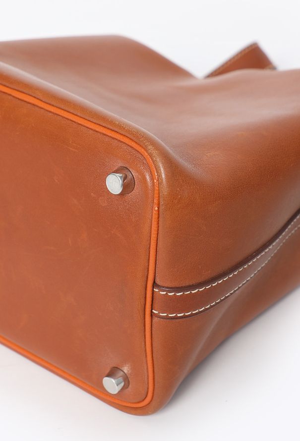 Hermès Rare 2006 Natural Barenia Picotin 18 - 7