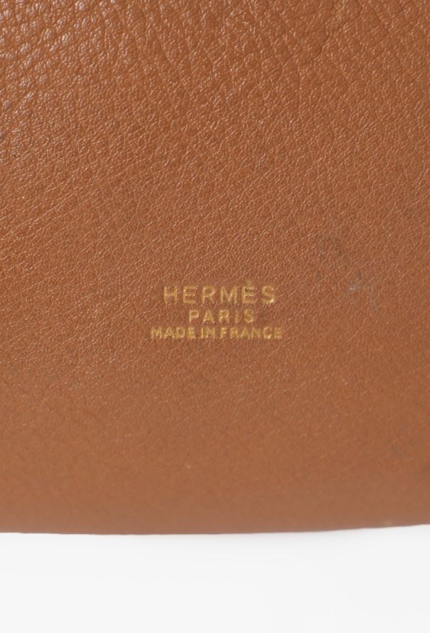 Hermès Vintage Gold Courchevel Market Bag PM - 12