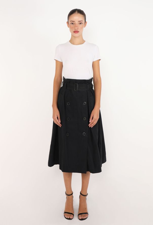 Dries Van Noten Belted Flared Wrap Skirt - 2