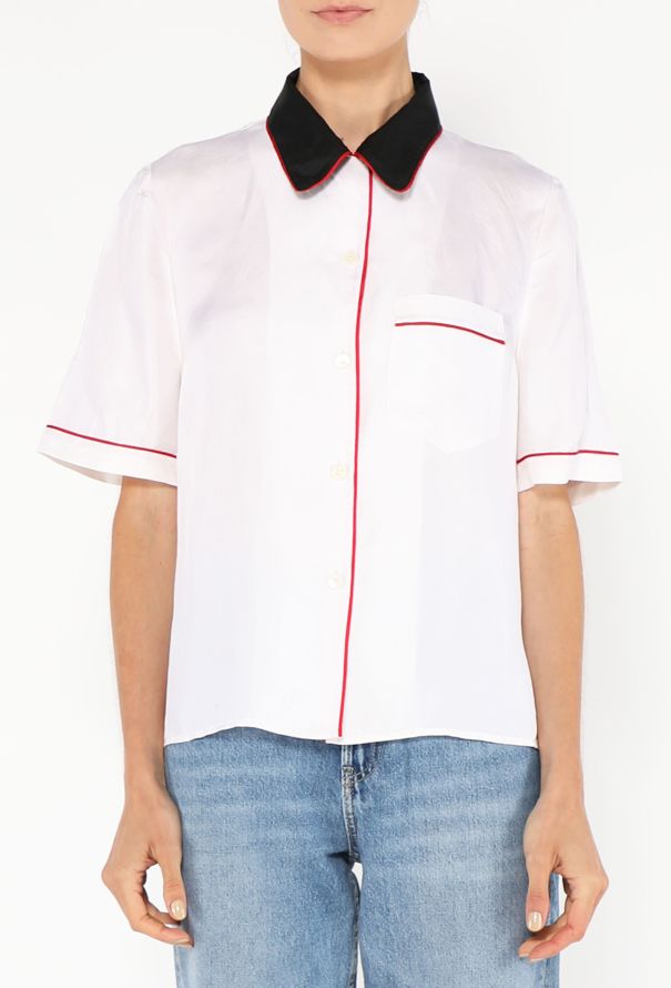 Prada 2016 Silk Wide-Leg Pajama Ensemble - 4