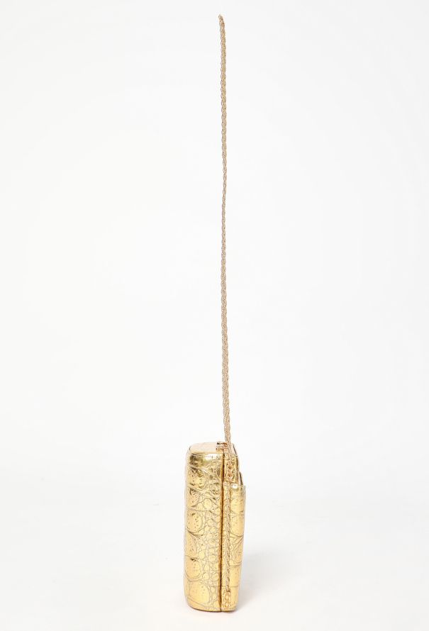 Chanel Rare Pre-Fall 2019 Gold Mini Evening Bag - 7 Chanel Rare Pre-Fall 2019 Gold Mini Evening Bag - 7