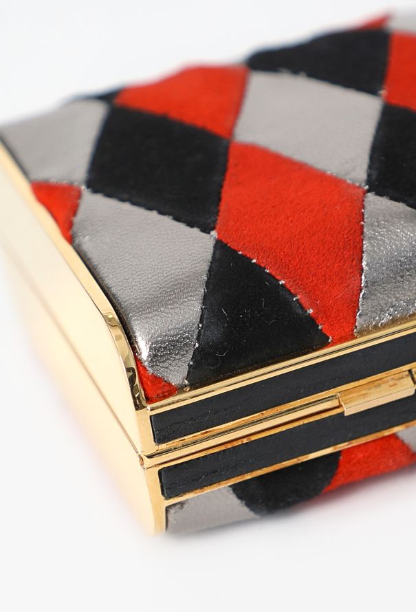 Miu Miu 2008 Harlequin Minaudière Clutch - 11