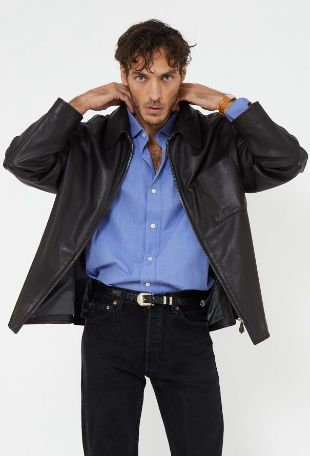 Hermès '70s Classic Leather Jacket - 1