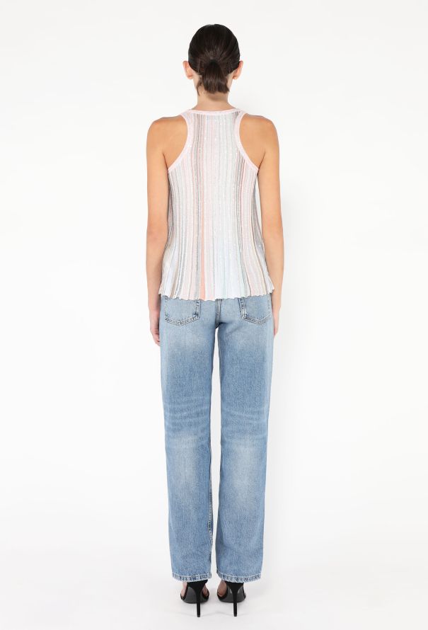 Missoni 2024 Striped Sequin Tank Top - 4