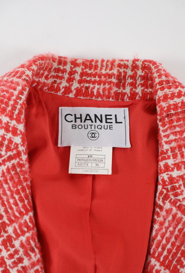 Chanel S/S 1997 Wool Tweed Blazer - 8