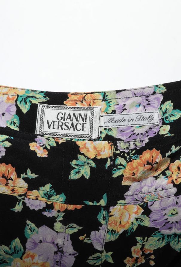Gianni Versace Silk Palazzo Pants, 1990s - 5