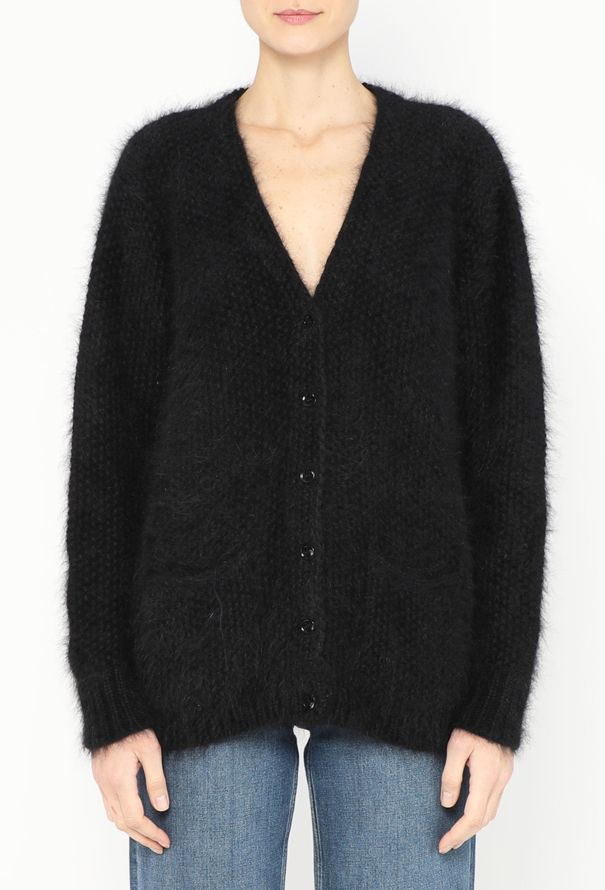 Saint Laurent F/W 2013 Angora Knit Cardigan - 1