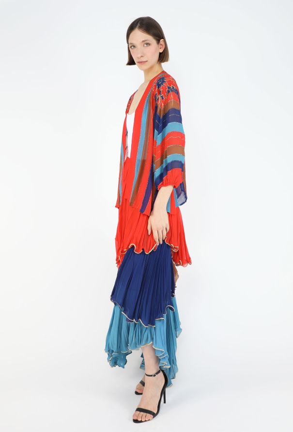 Renato Balestra '70s Bohemian Lamé Ensemble - 3