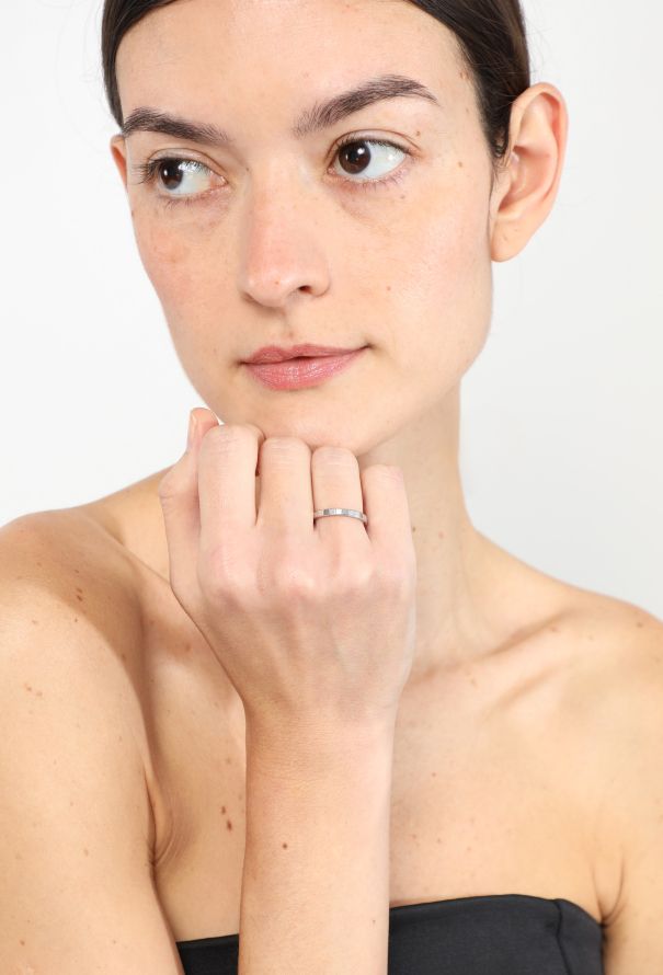 Chopard 18k White Gold Ice Cube Ring - 4 Chopard 18k White Gold Ice Cube Ring - 4