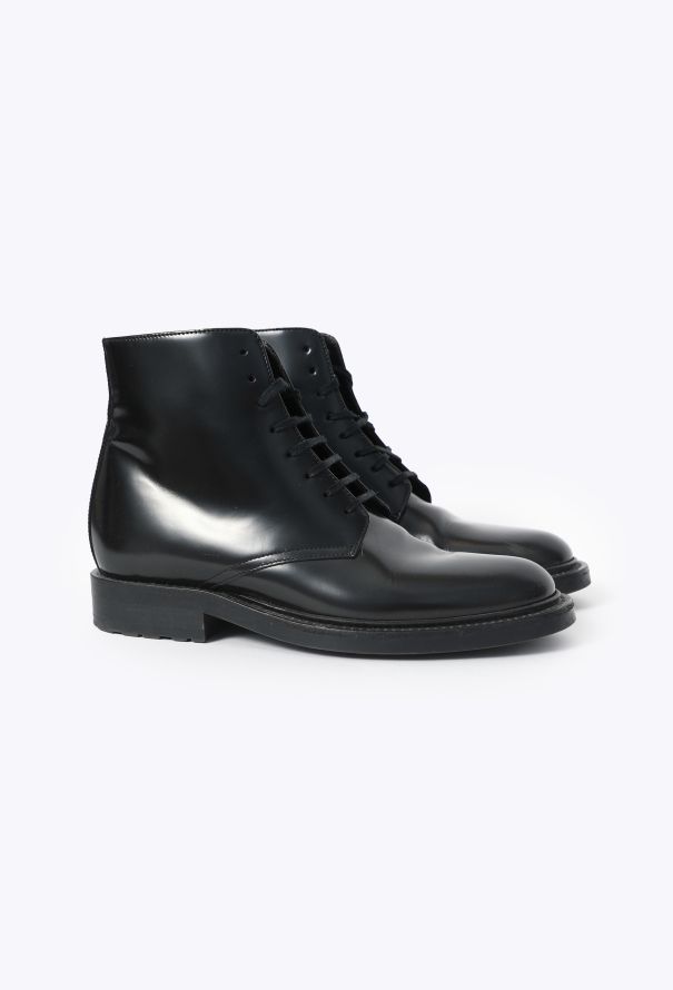 Saint Laurent Classic Brushed Calfskin Boots - 3