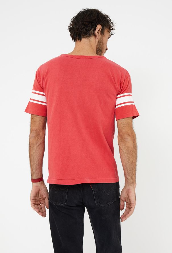 70’s CHAMPION FOOTBALL T-SHIRT 70s Champion Football T-Shirt (XL) BIG D 56 | Wonder Wear