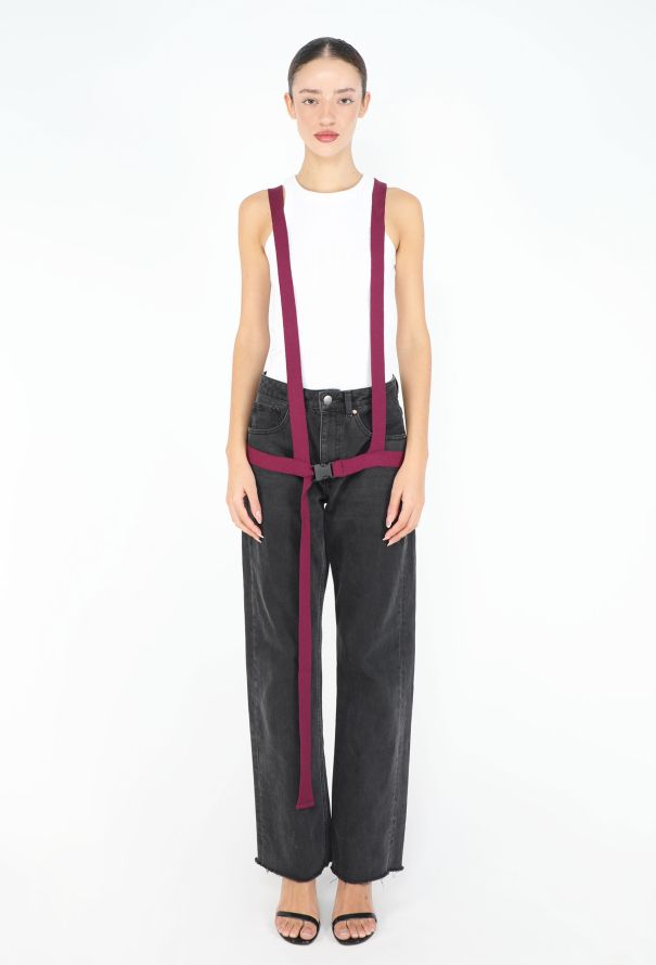 Helmut Lang Collector S/S 2003 Buckled Suspenders - 3