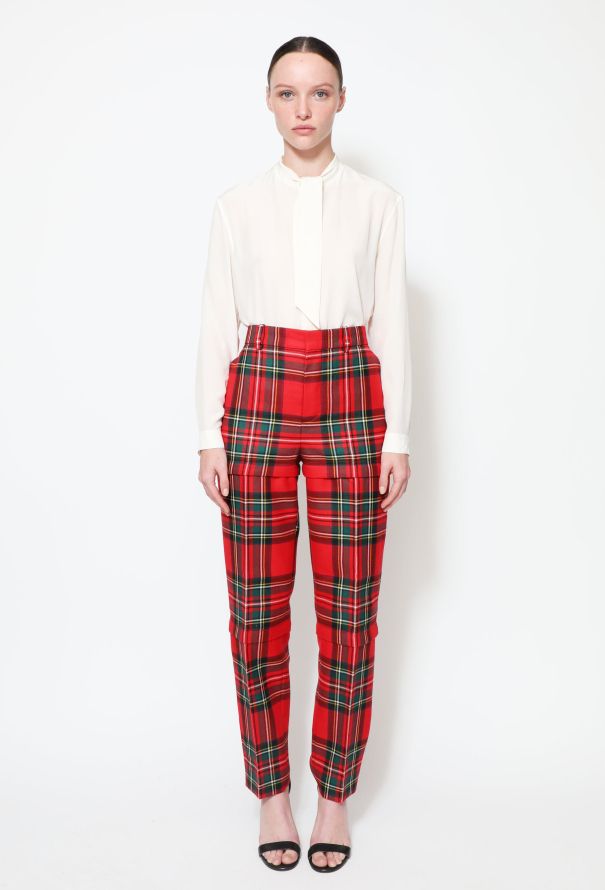 Eliza Faulkner Sam Pants (Red Plaid) - Victoire Boutique - Bottoms - Eliza  Faulkner - Victoire Boutique - ethical sustainable boutique shopping Ottawa  made in Canada