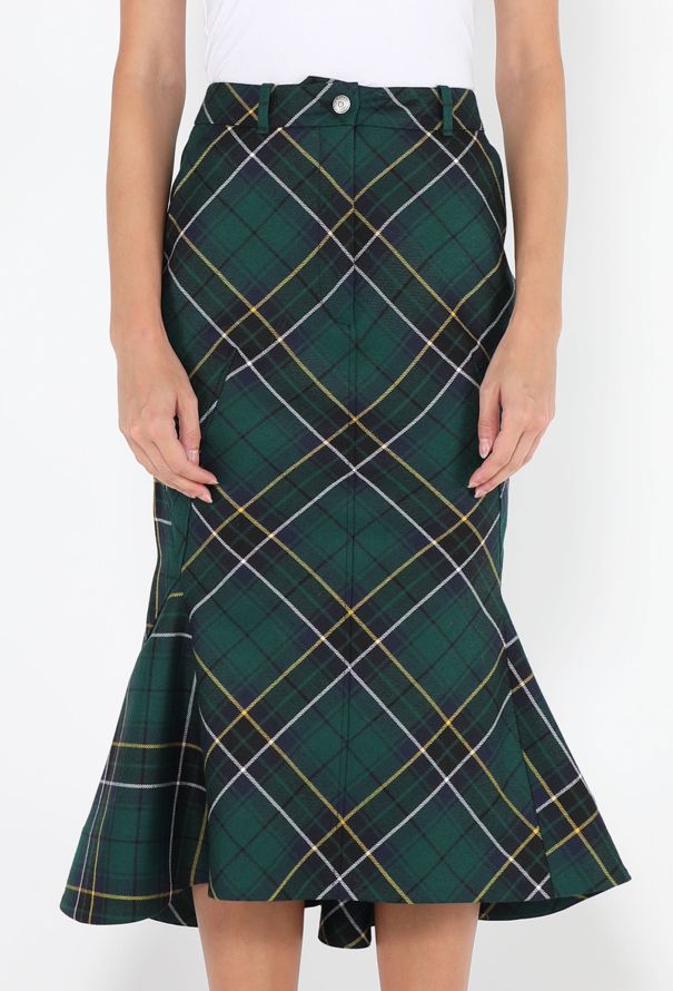 Alexander McQueen Tartan Flared Skirt, 2025 - 3