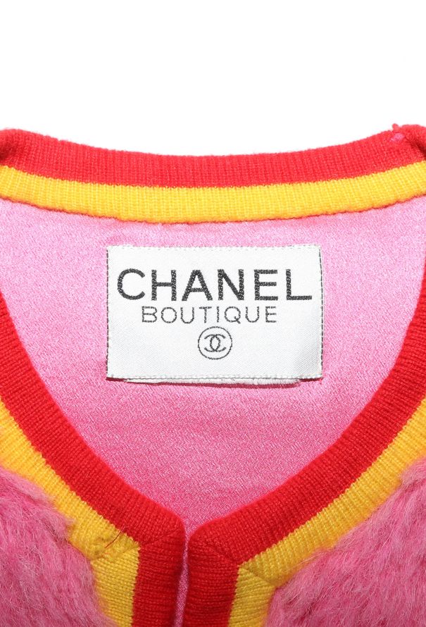 Chanel F/W 1994 Alpaca Fur ‘CC’ Vest - 8