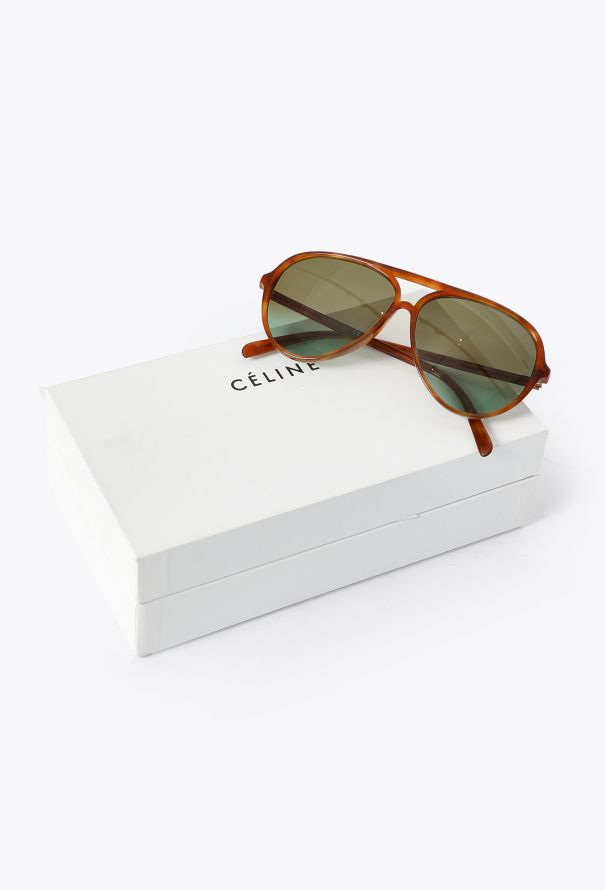 Céline Tinted Aviator Sunglasses - 5