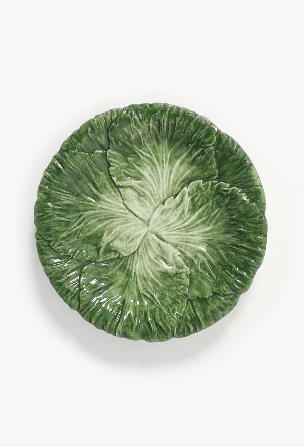 Dior '70s Porcelain Cabbage Plate Set - 3