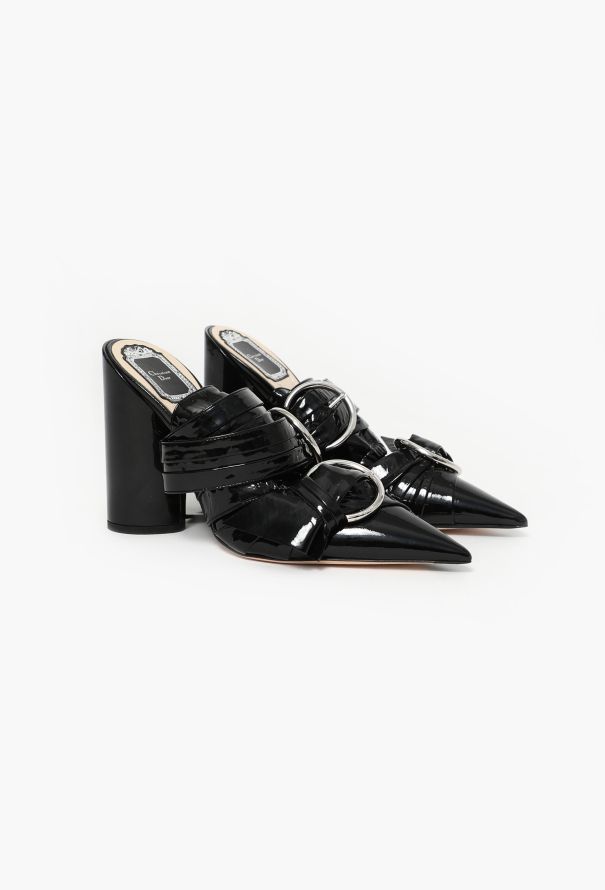 Dior S/S 2016 Patent Wrap Pumps - 3 Dior S/S 2016 Patent Wrap Pumps - 3