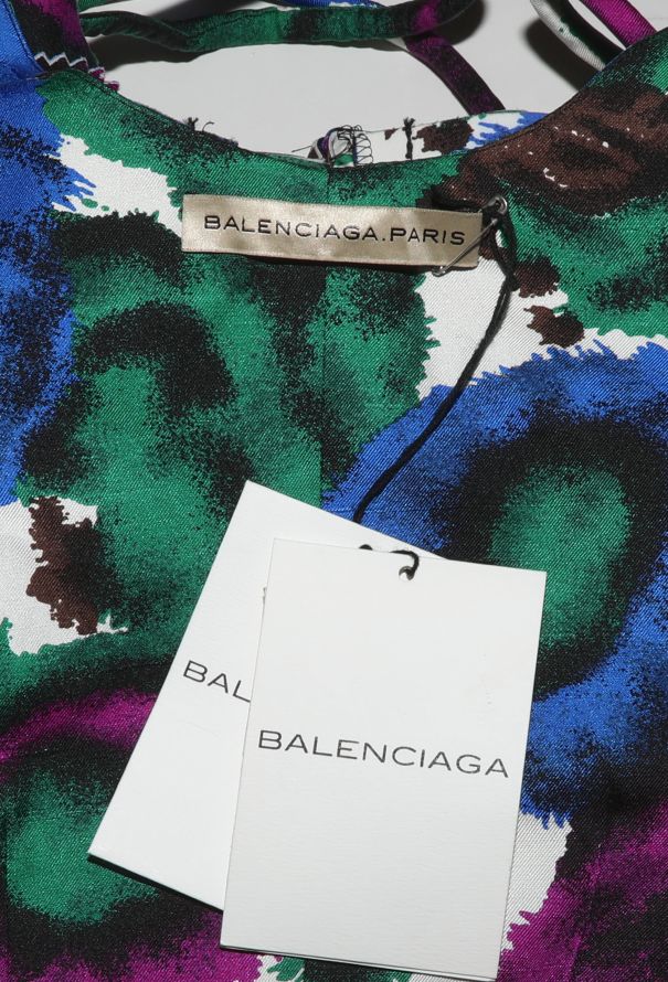 Balenciaga HIGHLY COLLECTOR S/S 2008 Anemone Scuba Dress - 7