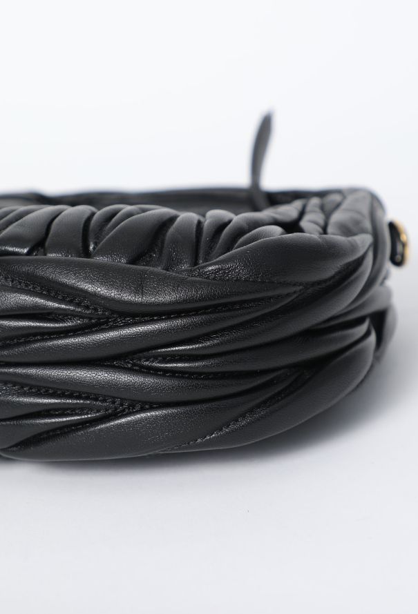 Miu Miu Mini Wander Quilted Hobo Bag - 9