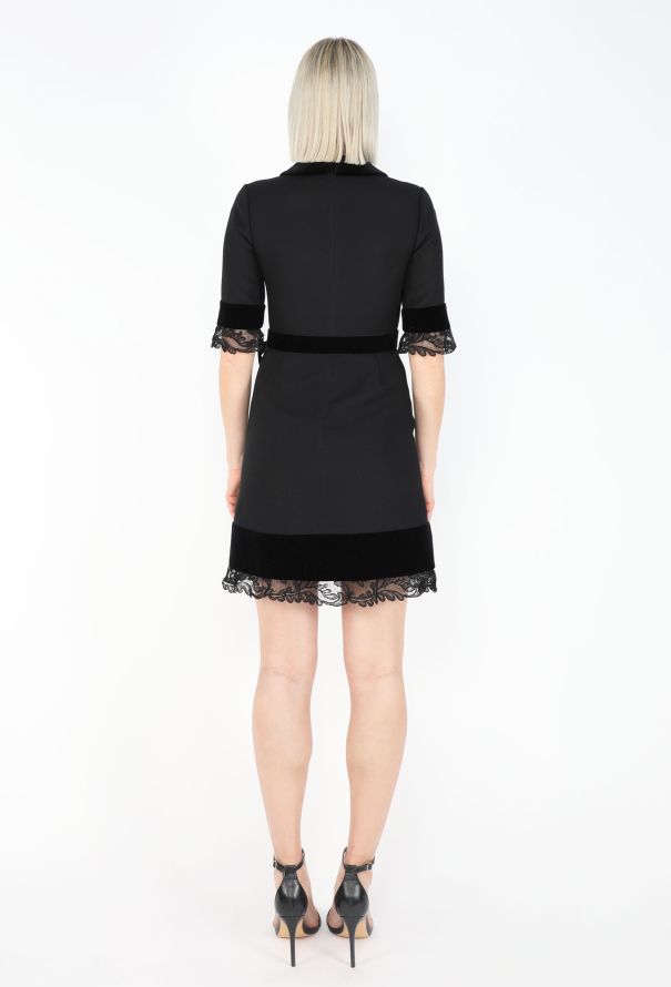 Gucci Silk Lace Trim Dress - 5