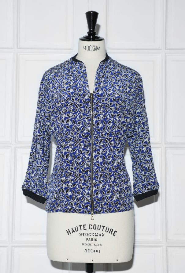 Marni Paisley Silk Bomber - 1