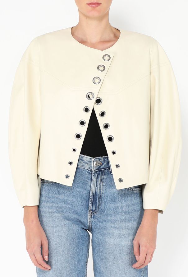 Chloé S/S 2023 Studded Leather Jacket - 5