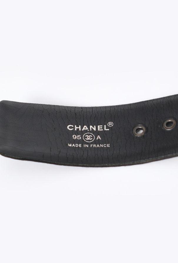 Chanel F/W 1995 Satin Bow Belt - 4