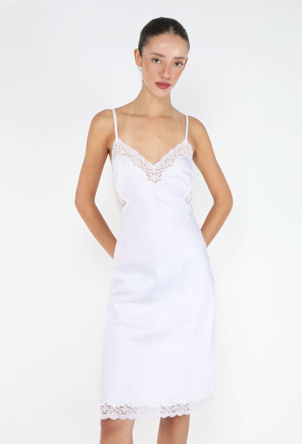 Dior Vintage Chantilly Slip Dress - 3