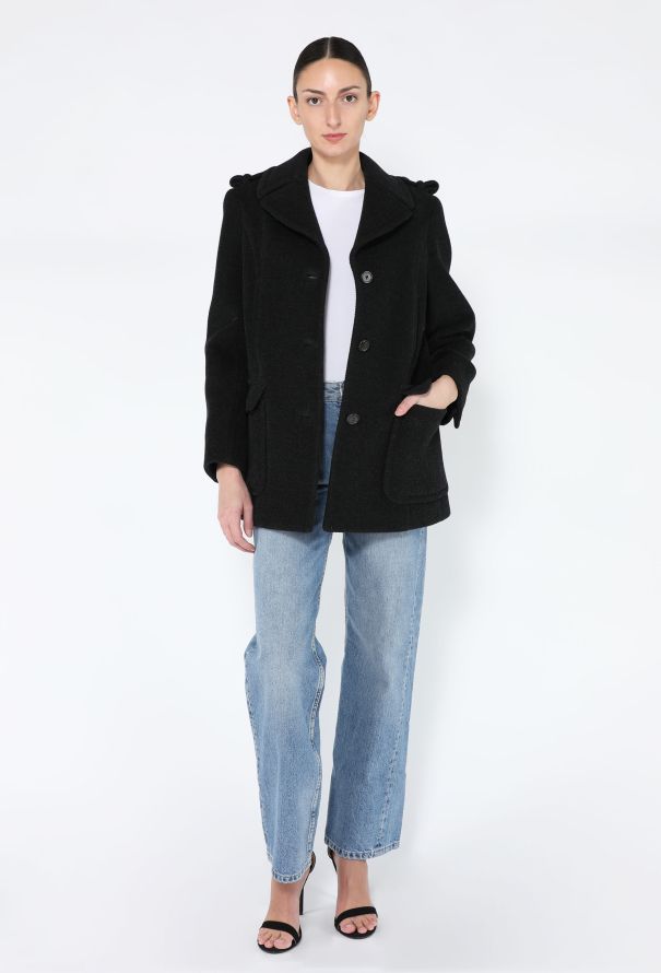 Prada F/W 1996 Wool Car Coat - 6