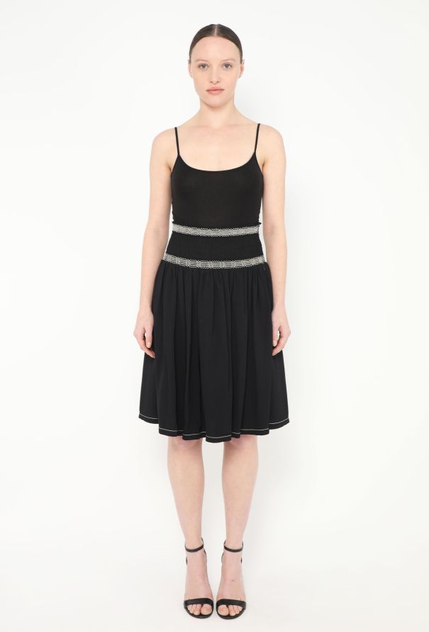 Prada Woven Embroidered Skirt - 1