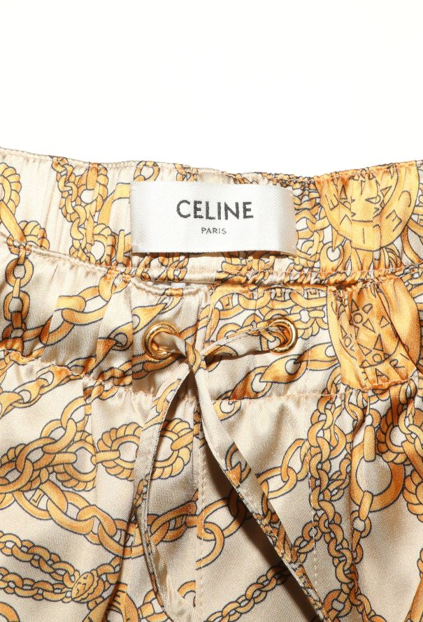Céline S/S 2021 Satin Chainlink Joggers - 6 Céline S/S 2021 Satin Chainlink Joggers - 6