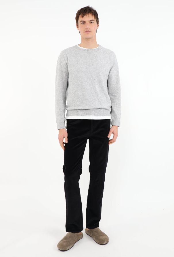 Prada Straight-Leg Velvet Trousers - 1